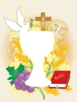 First communion Stock Illustration