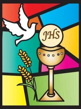 First communion Stock Illustration