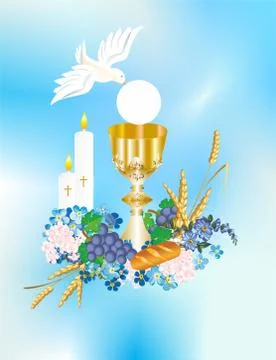 First communion Stock Illustration