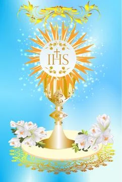 First communion Stock Illustration