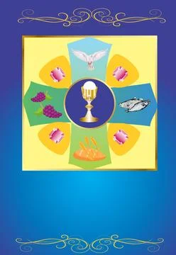 First communion Stock Illustration