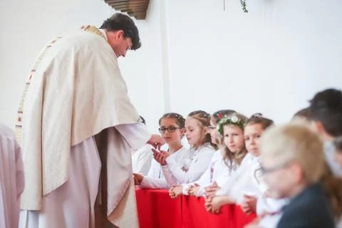First communion Stock Photos