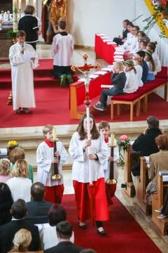 First communion Stock Photos