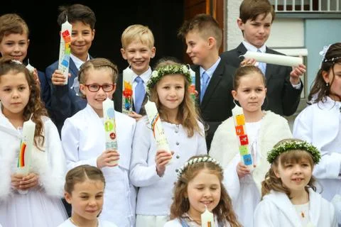 First communion Stock Photos