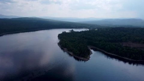 First Connecticut Lake Stock Footage 307115383