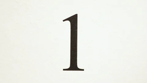 The first date in the calendar, day event Stock Footage 101815313