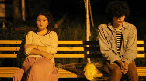 The first date of the teens. Video stock 32846987