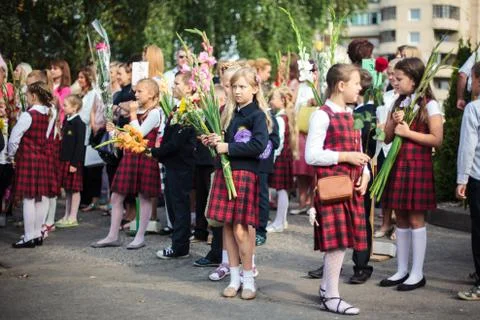 First day at school Foto stock