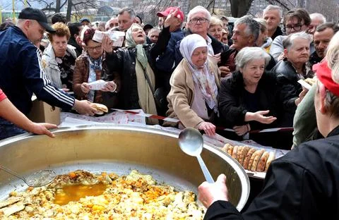 First day of spring marked with traditional egg meal Cimbur, Sarajevo, Bosnia An Stock Photos
