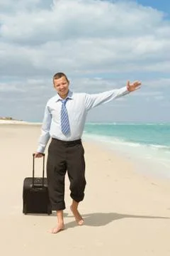 First day of vacation Stock Photos