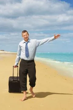 First day of vacation Fotos Stock