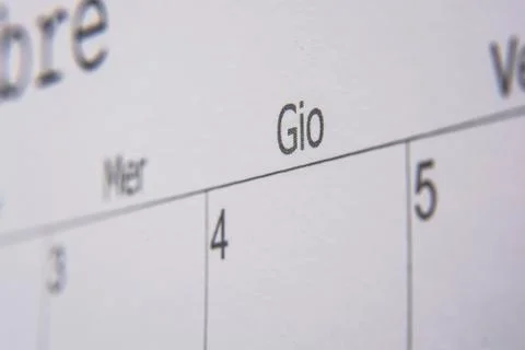 The first days of the month Stock Photos