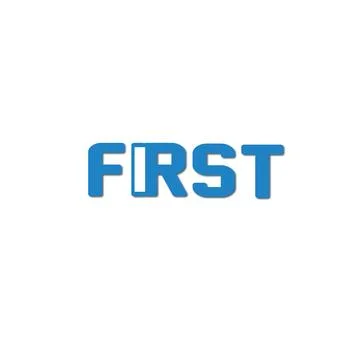 FIRST design logo Stock Illustration