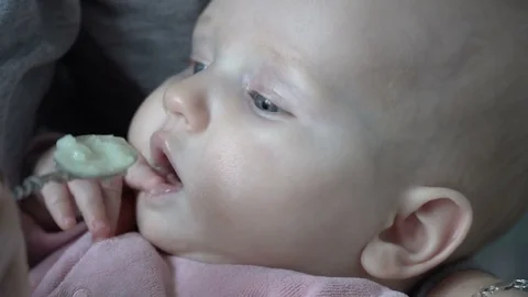 The first feeding up Stock Footage 70251546