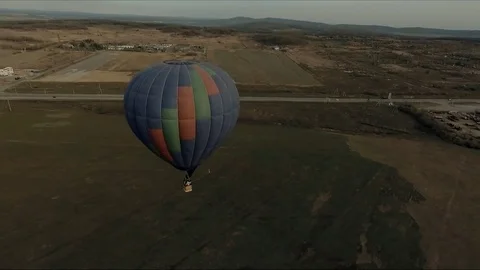 First flight on aerostat Stock-Footage 82830988