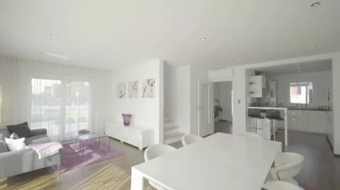 First floor of modern house Stock Footage 58280048
