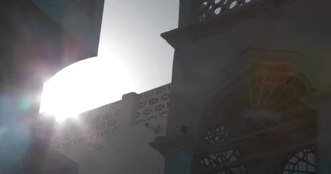 First Floor Windows at Mutra Souk in Muscat (4K) Stock Footage 45871789