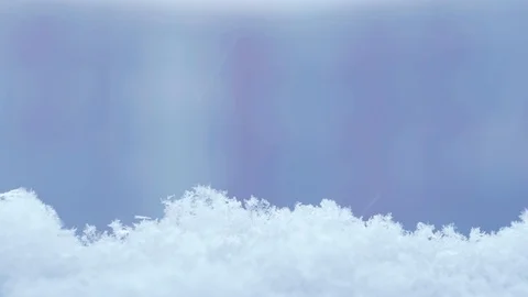 First fluffy snow in winter time. Blurred background 스톡 동영상 95581358