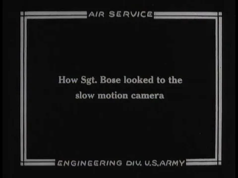 First footage of parachuting, 1925. Stockbeeldmateriaal 75118040