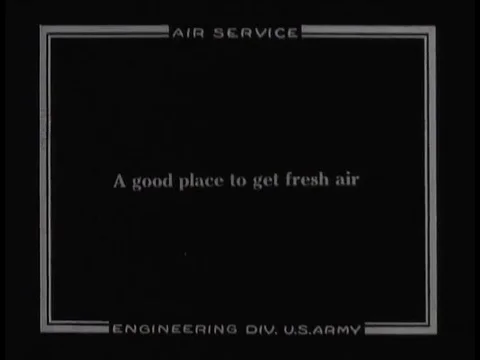 First footage of parachuting, 1925. Видео 75234623