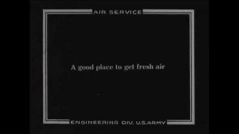 First footage of parachuting, 1925. 스톡 동영상 101246707