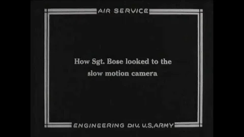 First footage of parachuting, 1925. Видео 101246829