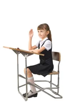 First-form girl Stock Photos
