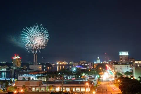 First Friday in Savannah Stock Photos