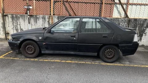 First generation Proton Saga Iswara sedan Stock Photos