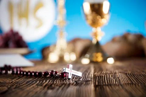 First Holy Communion. Stock Photos
