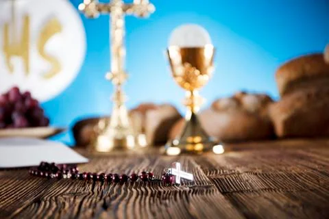 First Holy Communion. Stock Photos