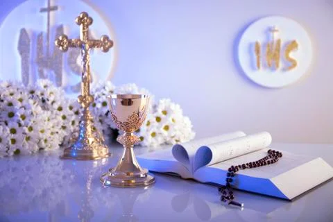 First Holy Communion Stock Photos