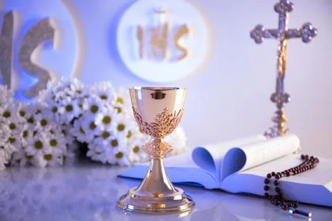 First Holy Communion Stock Photos