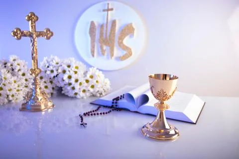 First Holy Communion Stock Photos