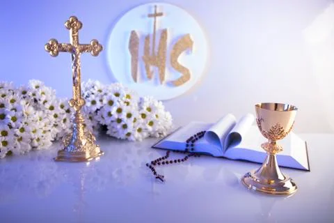 First Holy Communion Foto stock
