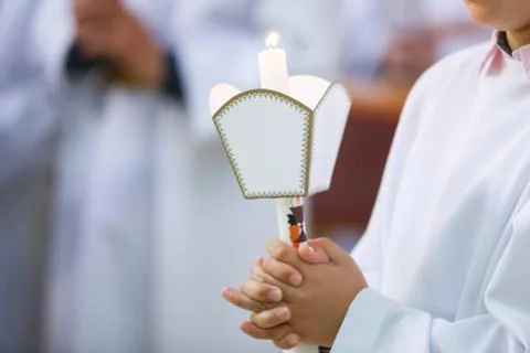 First holy communion Stock Photos