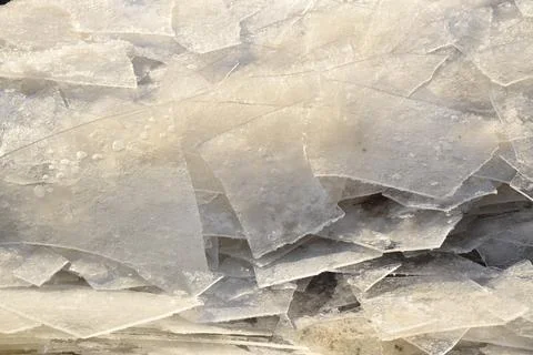 First ice on the lake Stock Photos