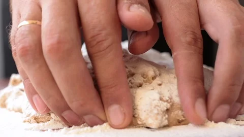 First kneading dough Stock-Footage 113353888