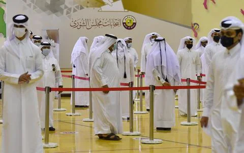 First legislative elections in Qatar, Doha - 02 Oct 2021 Stock Photos