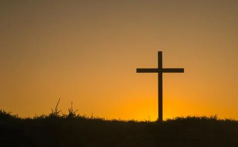 First Light Cross Stock Photos