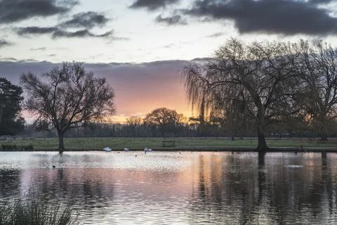 First light in January Foto stock