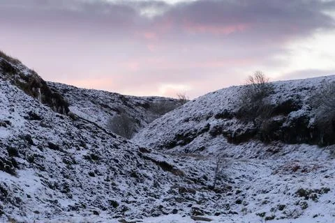 First light in winter Stock Photos