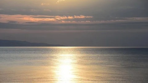 The first lights of the sun shine Stock Footage 83217865