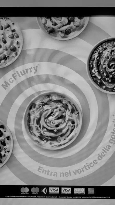 The first McDonald&amp;#039;s opened in Rome Stock Footage 318095626