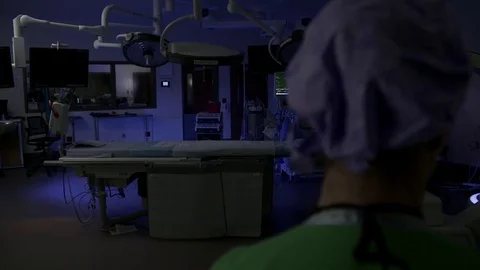 First Nurse into Operating Room Stock Footage 79929804