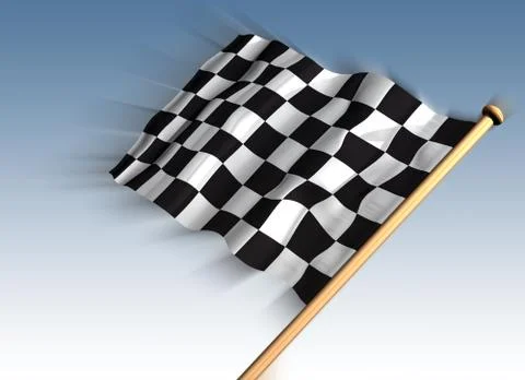 First past the post Stock Illustration