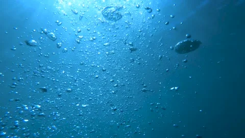 First person view diving in shallow sea water Stock-Footage 138223675