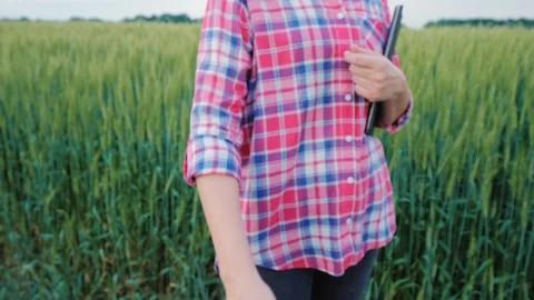 First-person view handshake of two farmers Stock Footage 109174296