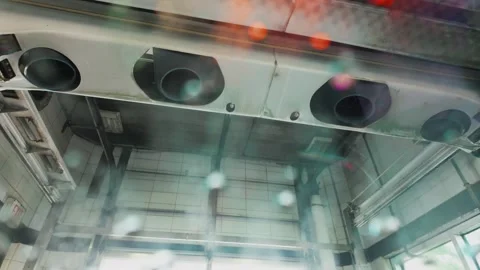 First person view inside automated car wash under drying blowers 库存影片 339234098