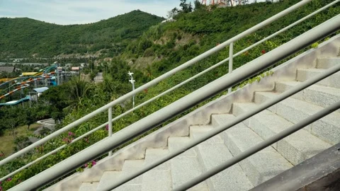 The first perspective of the model that goes on the escalator down. Stock Footage 158332311